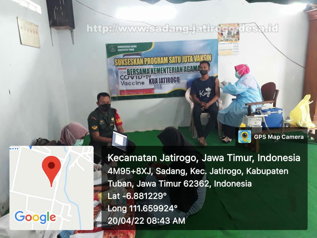 PELAKSANAAN SATU JUTA VAKSIN DARI KEMENAG KABUPATEN TUBAN